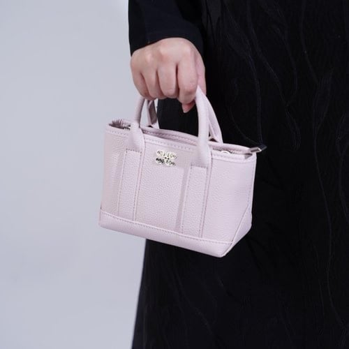 شنطة بهيرة ميني بيبي بنك جلد طبيعي