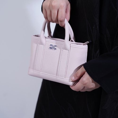 شنطة بهيرة ميني بيبي بنك جلد طبيعي