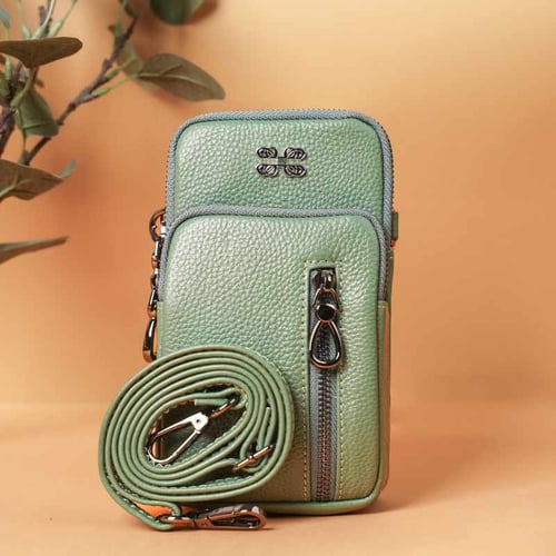 شنطة صغيره كروس جلد طبيعي