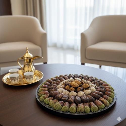 صينية التمر المحشي الفاخر