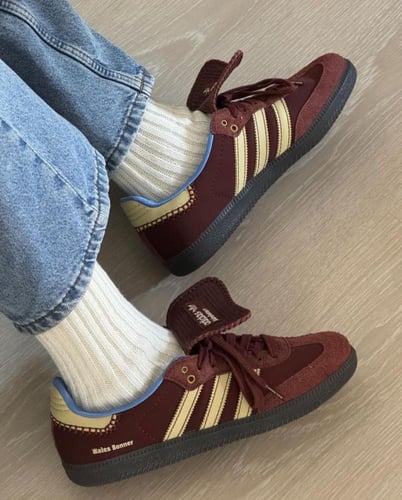 Adidas Statement x Wales Bonner Samba Nylon Sneake...