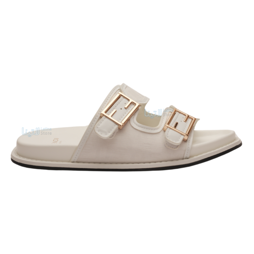 Fendi Leather Slides