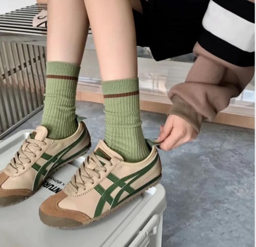 onitsuka tiger Mexico 66 beige green grass