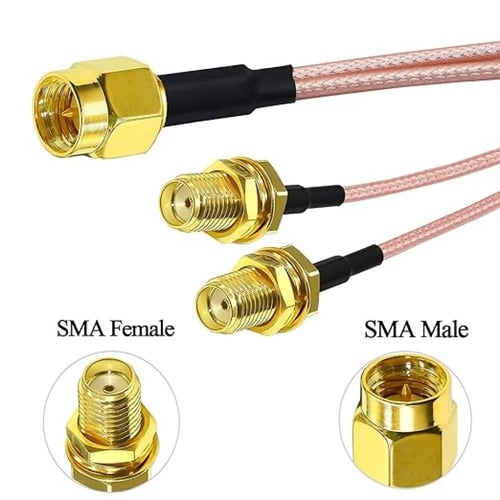 وصلت تعديل 2*1 SMA قطعتين