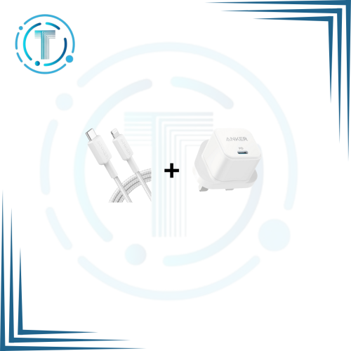 عرض من انكر فيش جداري بقوة 20W+كيبل تايب سي ايفون