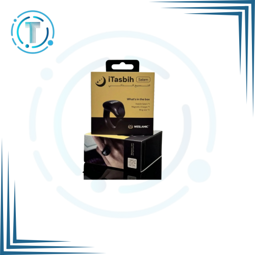 خاتم التسبيح الذكي بتذكير للصلاة ، شاشة OLED ، مقا...