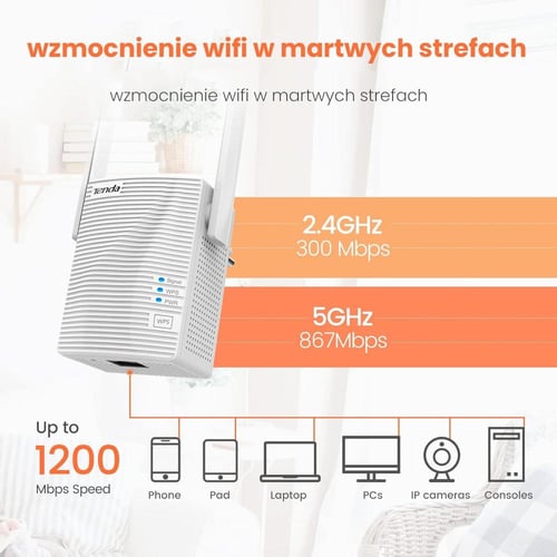 تيندا مكرر واي فاي عالمي ثنائي النطاق ايه 18 AC120...