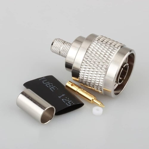 Ancable 5-Pack N Type Male Crimp On Plug Connector...