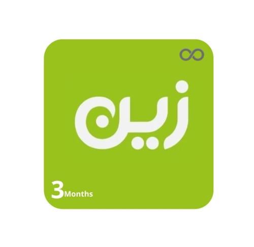 شريحة بيانات كويك نت 3 شهور إنترنت مفتوح(زين)