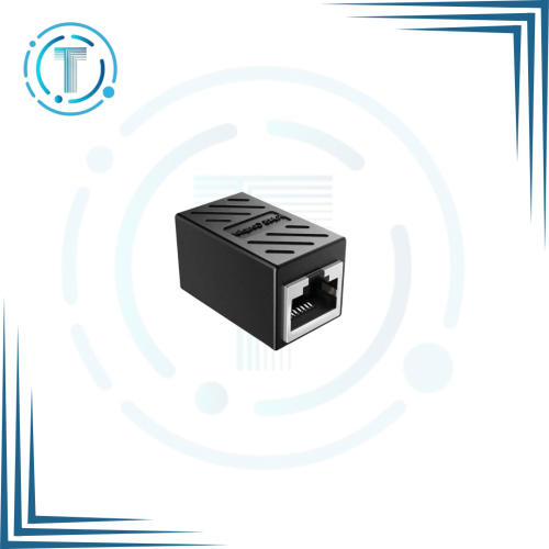 وصلة كيبل شبكة RJ45 منفذ واحد إلى منفذ واحد محول ايثرنت Cat5، وCat5e، وCat6.
