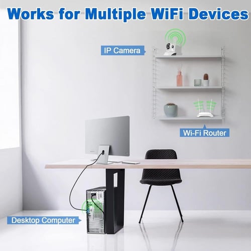 bestkong 2 قطعة 2.4 جيجا هرتز 5dBi Omni WiFi معزز...