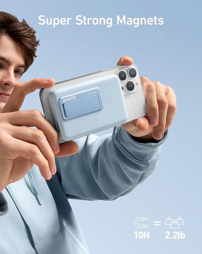 انكر بطارية مغناطيسية 633 ماج جو شاحن لاسلكي مغناط...