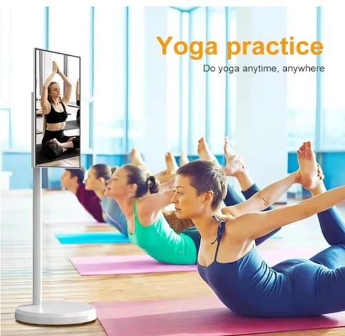 تلفزيون محمول على عجلات، 21.5 بوصة TFT HD LCD، شاش...