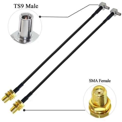 كابل كواكسيال من تيولنك بطول 152.4 مليمتر متوافق م...