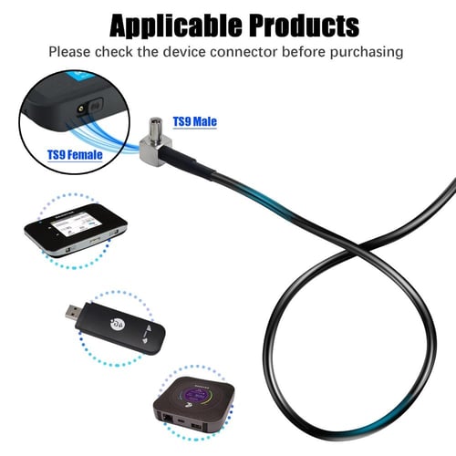 كابل كواكسيال من تيولنك بطول 152.4 مليمتر متوافق م...