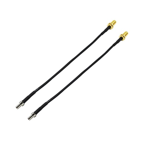وصلة SMA-TS9 RG174 Coax Cable 15cm قطعتين