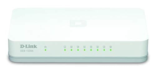 سويتش مكتبي بـ 8 منافذ جيجابت D-Link - DGS-1008A