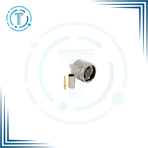 Ancable 2 حزمة N نوع ذكر تجعيد على المكونات موصل ل...