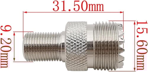 وصلة UHF FEMALE TO F FEMALE