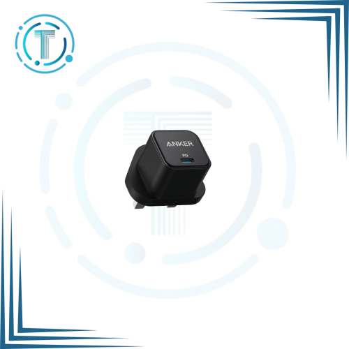 انكر - شاحن جداري باور بورت بقوة 20 واط بمنفذ تايب...