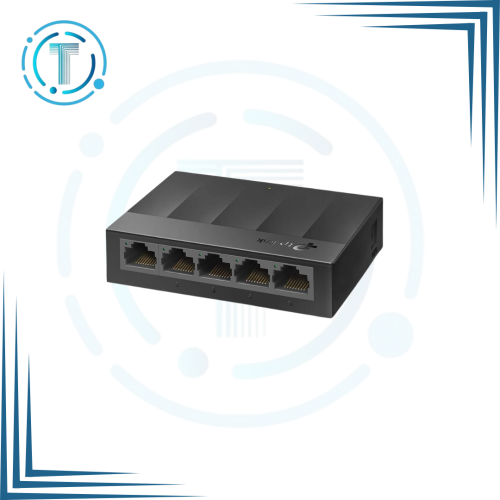 محول شبكة جيجابت ايثرنت بـ 5 منافذ (LS1005G) من تي...