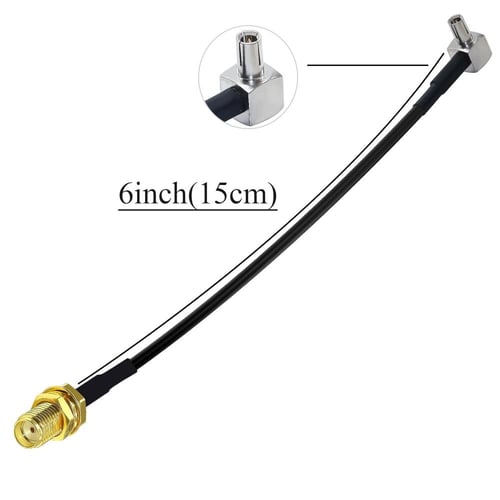 كابل كواكسيال من تيولنك بطول 152.4 مليمتر متوافق م...