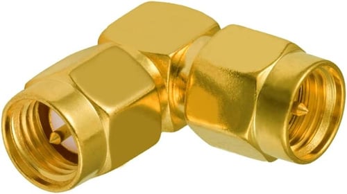 محول SMA 2 قطع من POBADY ذكر إلى ذكر محول زاوية قا...