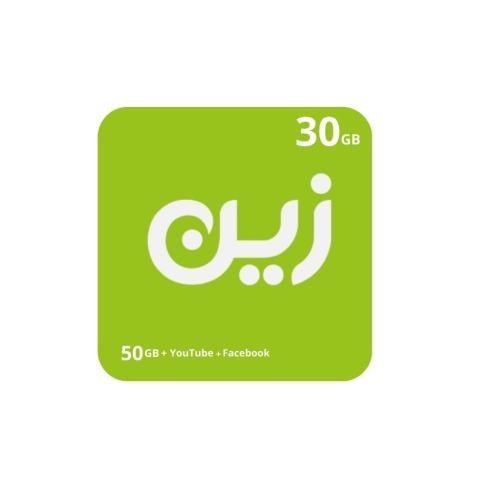 شريحة بيانات كويك نت 30جيجا +50جيجا تواصل إجتماعي...