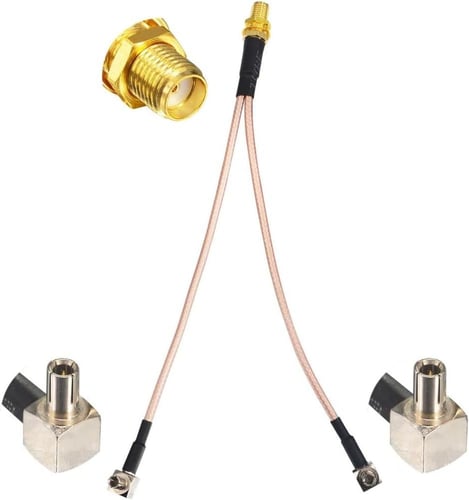 وصلة SMA Female to Y Type 2xTS9 Male قطعة وحدة