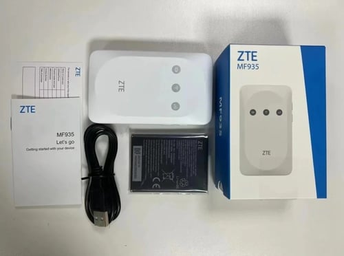 راوتر ماي فاي متنقل ZTE MF935 4G LTE 150 - ابيض