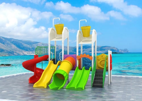 العاب مائية اربع زحاليق