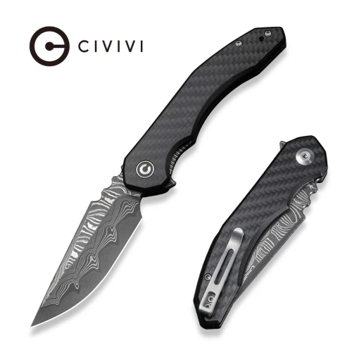مطوى CIVIVI C23050-DS2 Bluetick Linerlock CF