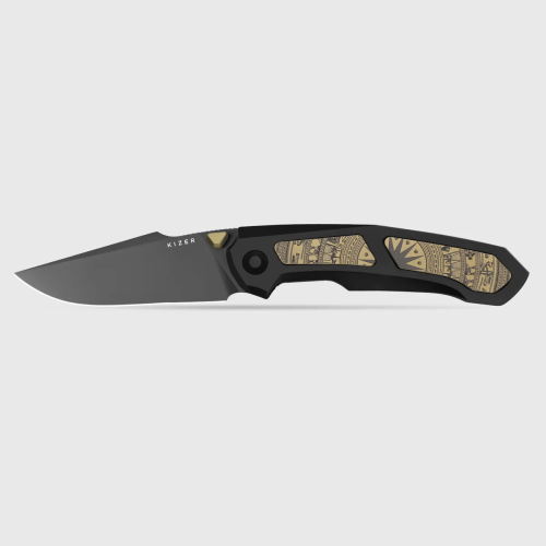 مطوى Kizer 4694A1 Feweed XL Framelock Blk