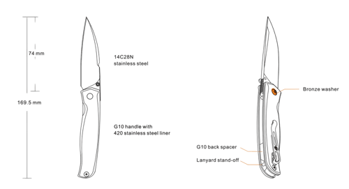 مطوى RUIKE P661-B