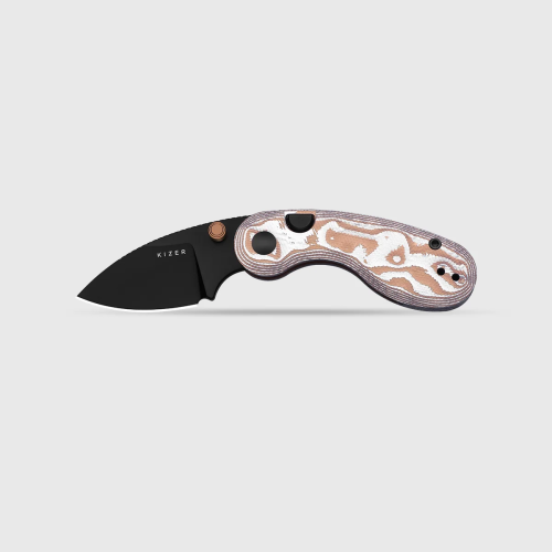 مطوى Kizer V2742A12 Microbe Button lock Cop