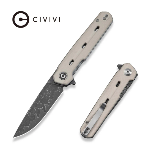 مطوى CIVIVI C25015A-DS1 Navo Linerlock Damascus