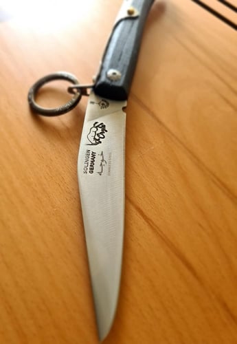 مطوى ابو شوكة اوركس اسود ستانلس ستيل