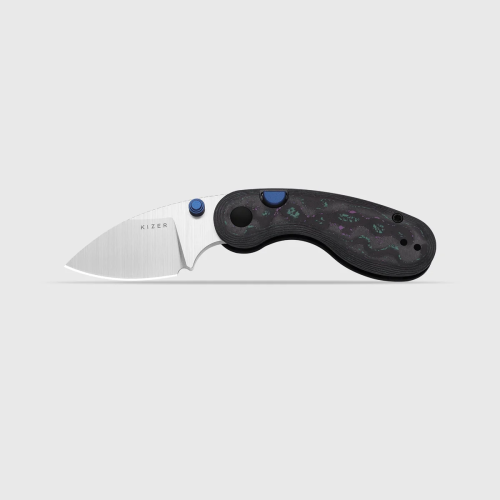 مطوى Kizer 2742A4 Microbe Button Linerlock CF