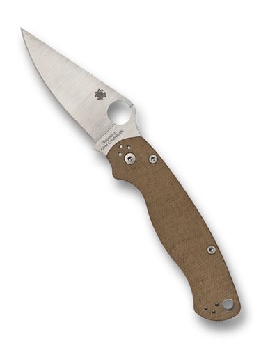 مطوى SPYDERCO C81MPCW2 Para Military 2 Brown Canva...