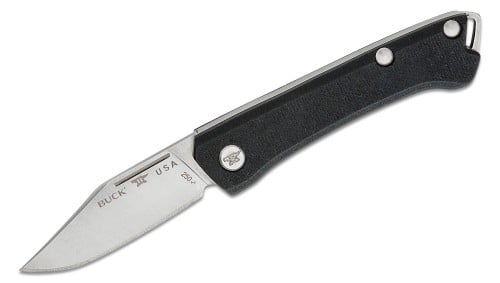 مطوى BUCK Saunter Folder Clip Micarta 0250BKS1-B