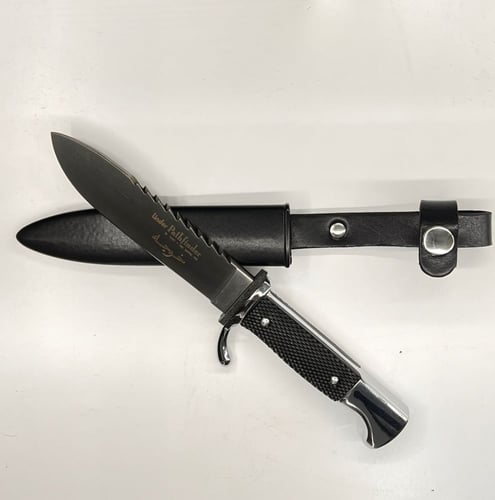 سكين ومنشار بجراب حديد Linder