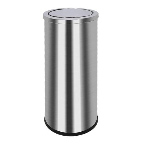 سلة نفايات مع فتحة قلاب 30 لتر