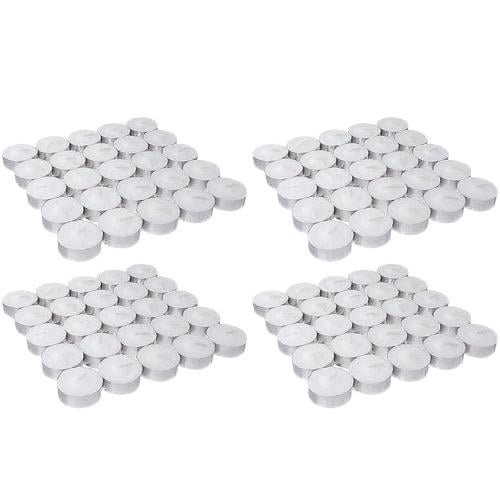 شمعة تي لايت شموع غير معطرة 4 ساعات نو باك 100 حبة