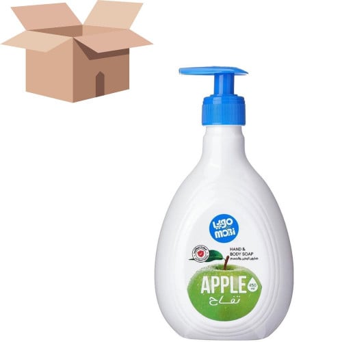 كرتون صابون سائل لليدين موبي برائحة تفاح