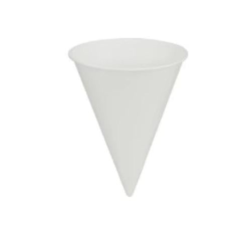 كرتون من كوب ماء ورقي مخروطي 4 اونصة