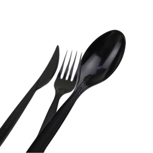 ملعقة وشوكة وسكين ومنديل 25 حبة