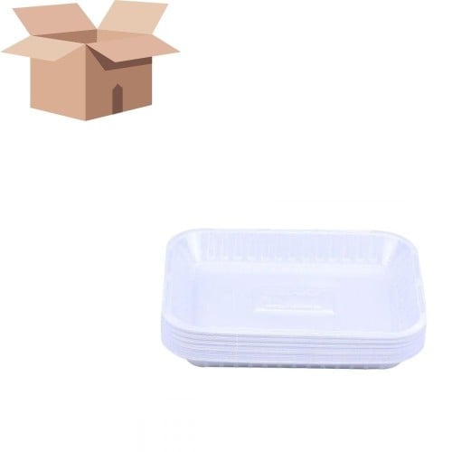 كرتون صحن بلاستيك مستطيل صغير