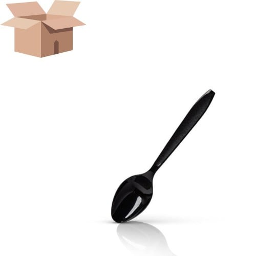 كرتون ملعقه بلاستيك اسود 1000 حبة غير مغلفه