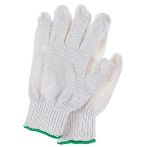 قفازات قطن 10 ازواج ابيض هيفيا