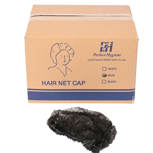 غطاء راس قماش أسود(كرتون) 1000 حبة